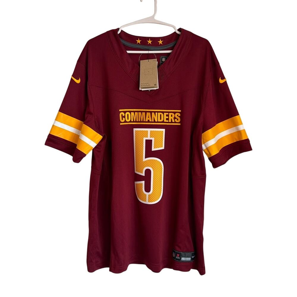 NWT Nike Washington Commanders #5 Limited Jersey, Men's Large, Vapor Limited